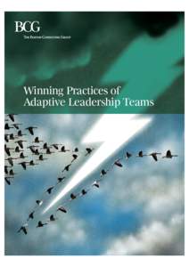 Winning Practices of Adaptive Leadership Teams