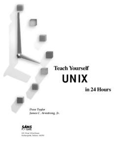 Teach Yourself  UNIX in 24 Hours  Dave Taylor