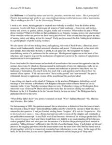 Journal of 9/11 Studies  Letters, September 2012  