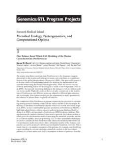 DOE Genomics:GTL Contractor-Grantee Workshop II