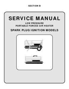 Desa kerosene forced air service manual for spark plug ignition models