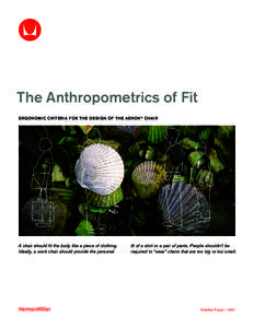 The Anthropometrics of Fit