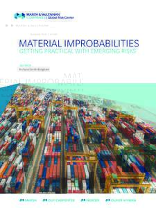MATERIAL IMPROBABILITIES GETTING PRACTICAL WITH EMERGING RISKS AUTHOR Richard Smith-Bingham