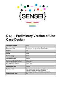 D1.1 Preliminary Version Use Case Design_v1.3