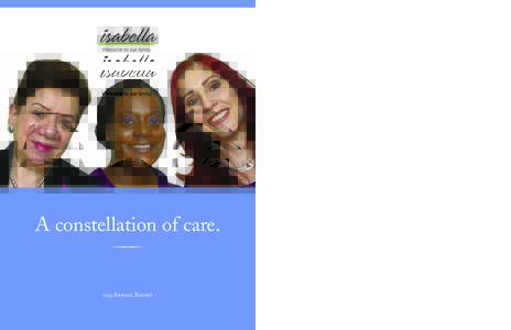 A constellation of care.   2013 Annual Report