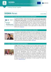 Sigma News IssueJune 2016