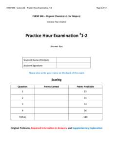 Microsoft Word - Lecture 11 - Practice ExamKey