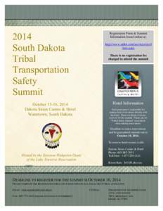 2014 South Dakota Tribal Transportation Safety Summit