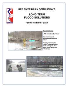 RED RIVER BASIN COMMISSION’S  LONG TERM FLOOD SOLUTIONS For the Red River Basin