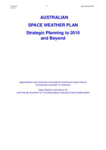 Microsoft Word - Space Weather Plan