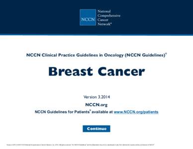 NCCN  ® NCCN Guidelines Version[removed]