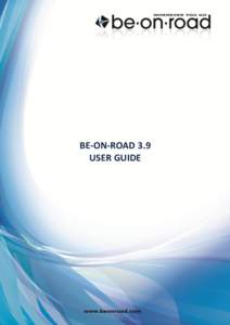 BE-ON-ROAD 3.9 USER GUIDE i  Contents