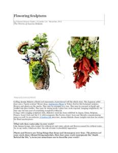 Botany / Biology / Reproduction / Flower / Plant morphology / Plant reproductive system / Plant sexuality / Pollination / Floristry / Makoto Azuma / Plant
