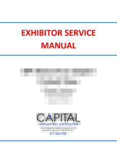 EXHIBITOR SERVICE MANUAL ISPE Boston Area Chapter Product Show Gillette Stadium Foxborough, MA