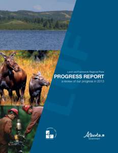 LUF  Land-use Framework Regional Plans PROGRESS REPORT a review of our progress in 2013