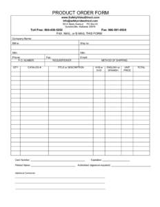 PRODUCT ORDER FORM www.SafetyVideoDirect.com [removed[removed]Neely Avenue PO Box 81 Guntersville, Alabama 35976