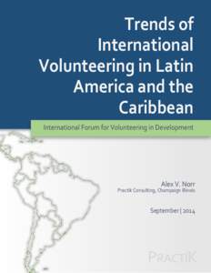 Trends of International Volunteering in Latin America and the Caribbean