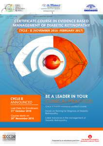 Diabetes / Ophthalmology / Health / RTT / Medicine / V. Mohan / Diabetic retinopathy / Diabetes management / Diabetes mellitus / Retinopathy / Public Health Foundation of India / Aravind Eye Hospitals