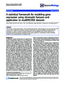 Cheng et al. Genome Biology 2011, 12:R15 http://genomebiology.com[removed]R15 METHOD  Open Access