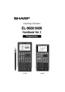 Graphing Calculator  ELHandbook Vol. 2 Programmes