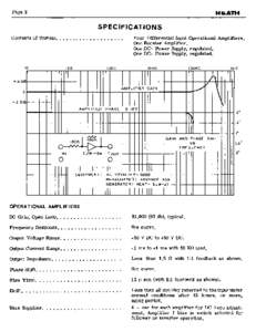 Heath EUW-19A Operational Amplifier System