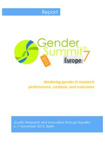 Report  20 Gender ® Summit