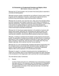 Microsoft Word - ILO Declaration on Fundamental Principles and Rights at Work _2_.doc