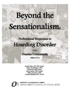 Beyond the Sensationalism: Professional Responses to Hoarding Disorder in the