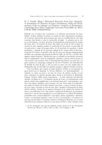 Plekos 12,2010,47–53 – http://www.plekos.uni-muenchen.de/2010/r-penella.pdf  47 R. J. Penella (Hrsg.): Rhetorical Exercises from Late Antiquity. A Translation of Choricius of Gaza’s Preliminary Talks and Declamatio