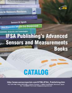 IFSA  IFSA Publishing’s Advanced Sensors and Measurements Books