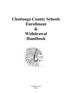 Chattooga County Schools Enrollment & Withdrawal Handbook