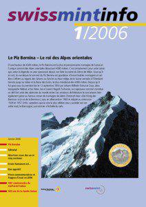 swissmintinfo[removed]Le Piz Bernina – Le roi des Alpes orientales