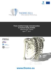 THOMOInternational Workshop From medical image reconstruction to human body models