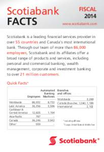 Economy of Canada / Economy / S&P/TSX 60 Index / S&P/TSX Composite Index / Business / Scotiabank / International Financial Reporting Standards / DBRS / Financial capital / Toronto Stock Exchange