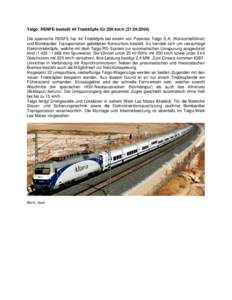 Talgo: RENFE bestellt 44 Triebköpfe für 250 km/h (27