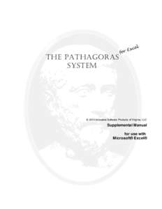 The Pathagoras System © 2010 Innovative Software Products of Virginia, LLC  Supplemental Manual