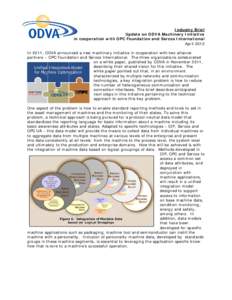 Microsoft Word - Industry Brief on ODVA Machinery Initiative_April 2012_EN