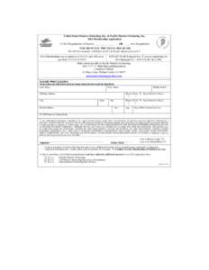 United States Masters Swimming, Inc. & Pacific Masters Swimming, IncMembership Application ☐ 2013 Registration # if known: _______________ OR ____ New Registration