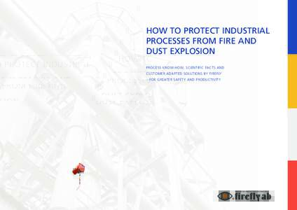 HOW TO PROTECT INDUSTRIAL PROCESSES FROM FIRE AND DUST EXPLOSION PROCESS KNOW-HOW, SCIENTIFIC FACTS AND CUSTOMER ADAPTED SOLUTIONS BY FIREFLY – FOR GREATER SAFETY AND PRODUCTIVITY