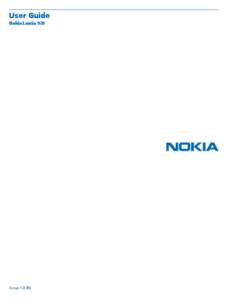 User Guide Nokia Lumia 920 Issue 1.0 EN  User Guide