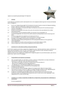 Algemene voorwaarden groepsboekingen VVV Maastricht  1. Definities