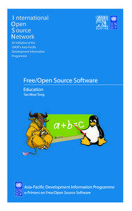 Computing / Free and open source software / Open-source software / Proprietary software / International Open Source Network / Software categories / Open content / Asia-Pacific Development Information Programme / Comparison of open source and closed source / Software licenses / Free software / Information technology