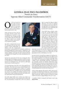 10th ANNIVERSARY  GENERAL JEAN-PAUL PALOMÉROS French Air Force Supreme Allied Commander Transformation (SACT)
