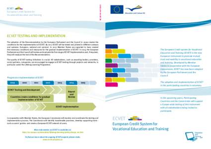 NCEN-D  ECVET European Credit System for Vocational Education and Training