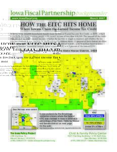 Iowa Fiscal Partnership backgrounder www.iowaﬁscal.org MarchHOW THE EITC HITS HOME