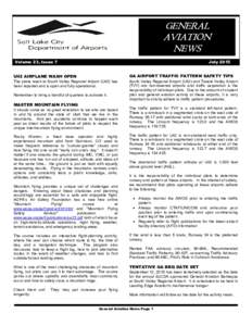 GENERAL AVIATION NEWS Volume 23, Issue 7  July 2015