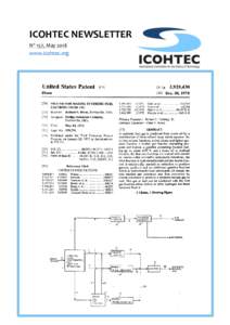 ICOHTEC NEWSLETTER No 157, May 2018 www.icohtec.org Newsletter of the International Committee for the History of Technology - ICOHTEC