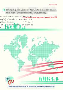 AprilBringing the voice of NGOs to a global scale: the Non-Governmental Diplomacy Experience and perspectives of the IFP