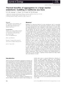 Journal of Zoology  bs_bs_banner Journal of Zoology. Print ISSN