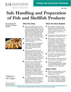 Safe Handling and Preparation of Fish and Shellfish Products - FSFCS100